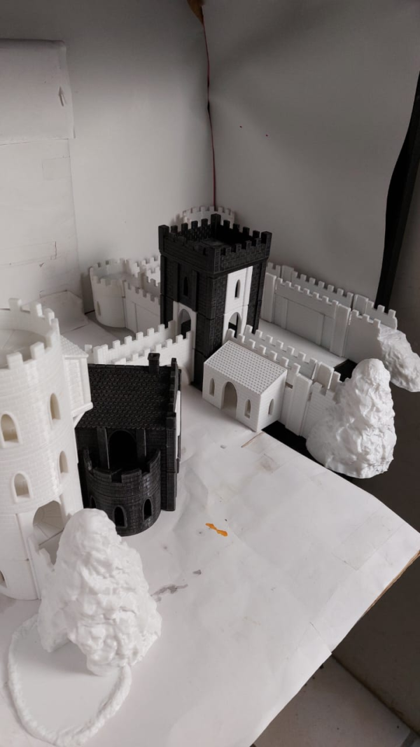 Castillo para Juegos de Mesa (Escalas 1/35 y 1/48) - Impreso en PLA - Image 2