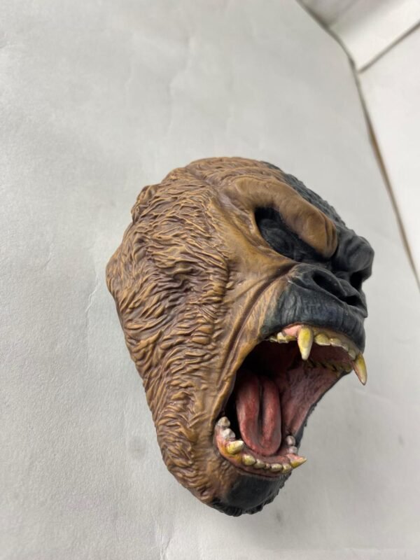 Rostro de Gorila (Escultura Impresa en Resina)