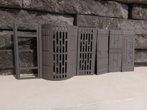 Paneles de la Estrella de la Muerte (Star Wars) - Impresos en PLA para Escala 3.75