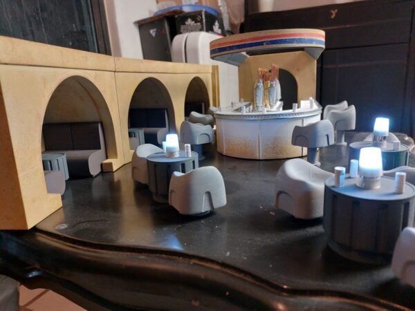 Diorama de la Cantina de Mos Eisley - Star Wars (Escala 3.75")