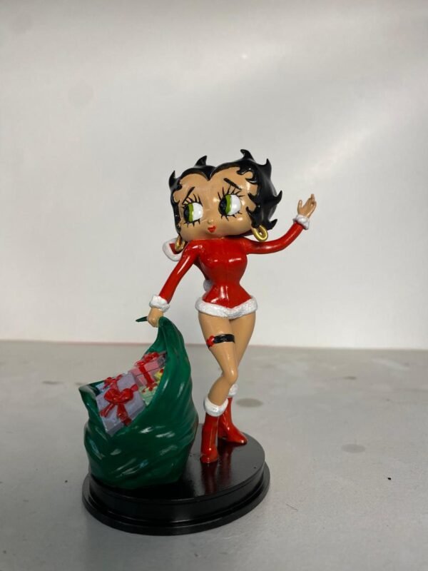Betty Boop Navideña (Figura Impresa en Resina)